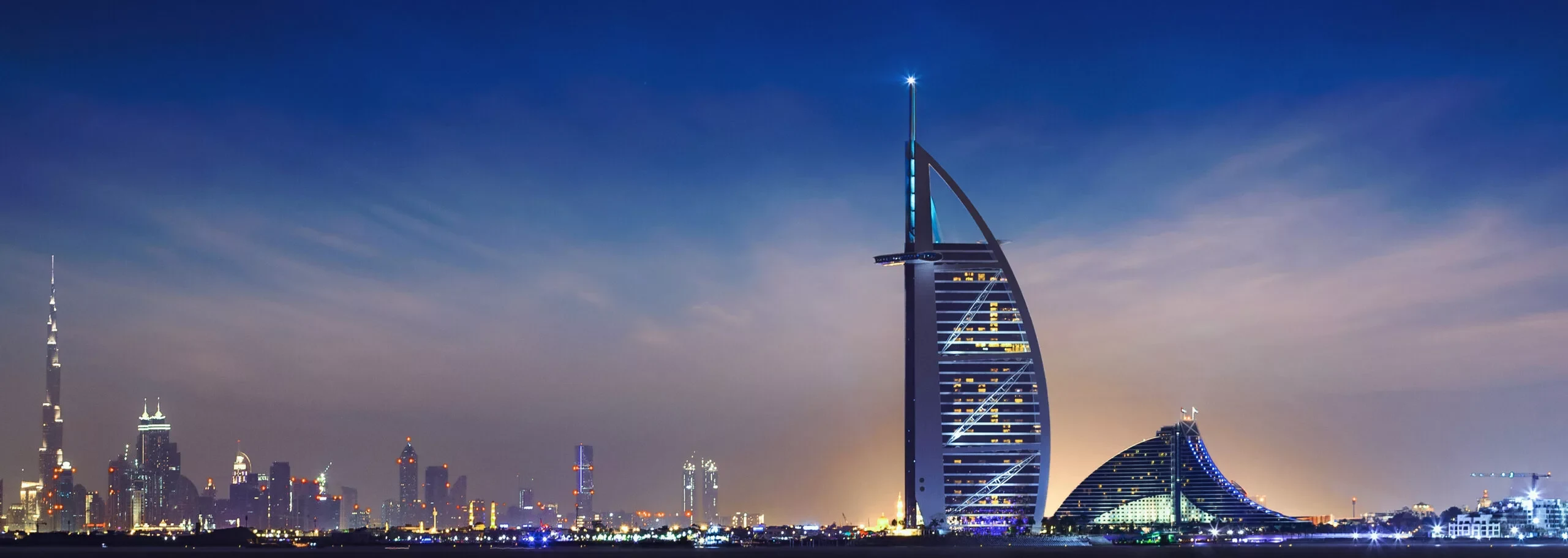 Dubaï au coucher du soleil, Burj Al Arab